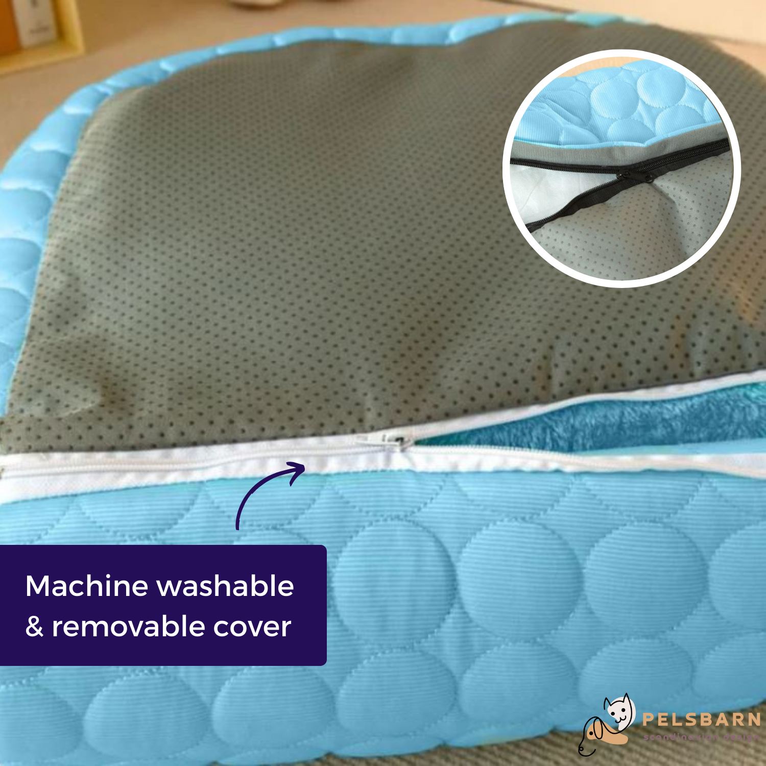 Pelsbarn Cooling Car Bed